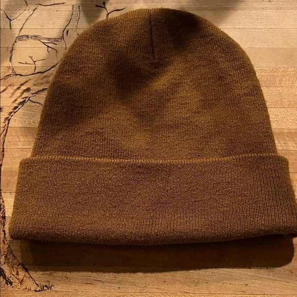 Carhartt Limited Edition Amazon Brown Beanie with Embroidered Logo - Picture 3 of 3